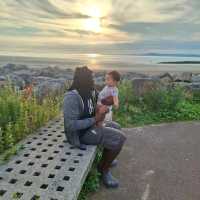 my daughter an i one with nature