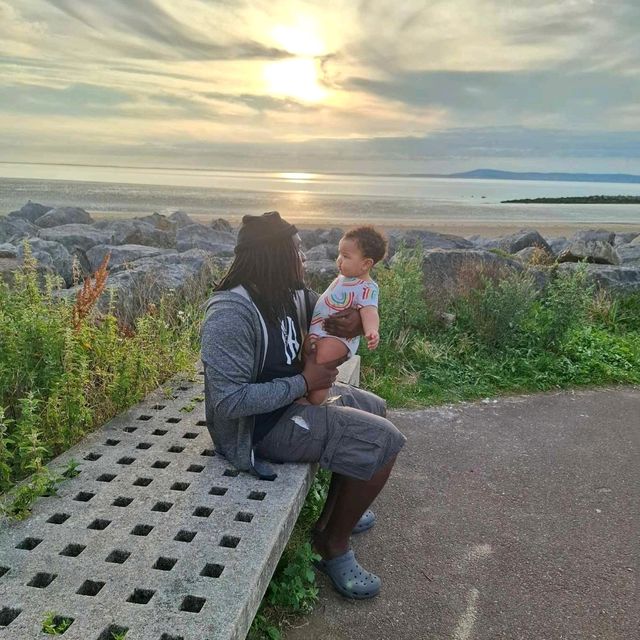 my daughter an i one with nature
