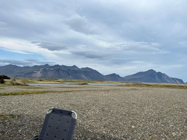 Gorgeous location for camping in Iceland 🗺️