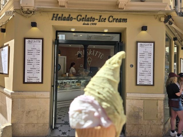 Review of Heladería Friskitto, C. Granada, 55, Distrito Centro, 29015 Málaga, Spain
