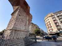 The ancient arch in Thessaloniki 