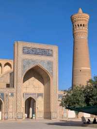 🕌 Echoes Beneath the Sky – Kalan Mosque, Bukhara, Uzbekistan