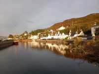 Skye Bridge and the village of Kyleakin 
