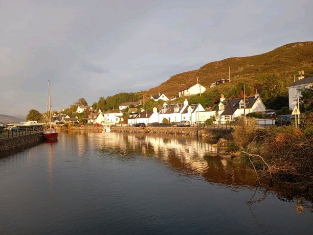 Skye Bridge and the village of Kyleakin 
