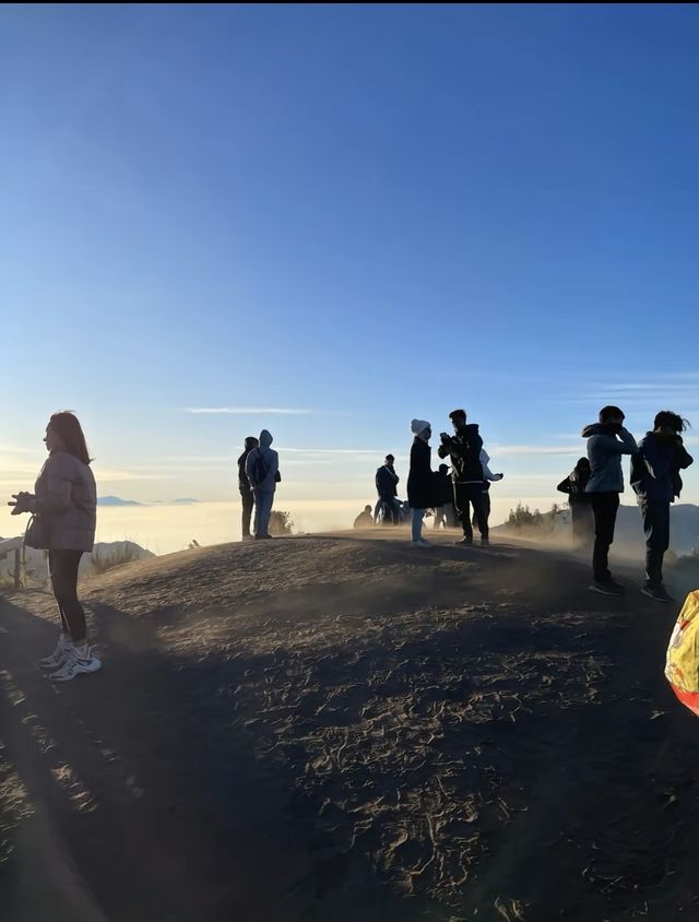 日落bromo火山