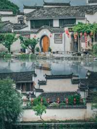皖南的水墨江南，在宏村被一一展現