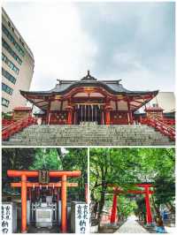 古色古香，鮮豔的朱紅色——東京花園神社