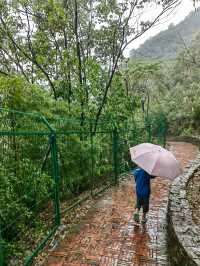 雨中徒步北江小三峡，白庙到飛來寺