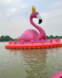 中國「漂浮」在水上的公園，號稱北方西湖