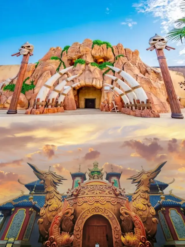 A fantastic Journey to the West themed amusement park in Huaian, Jiangsu