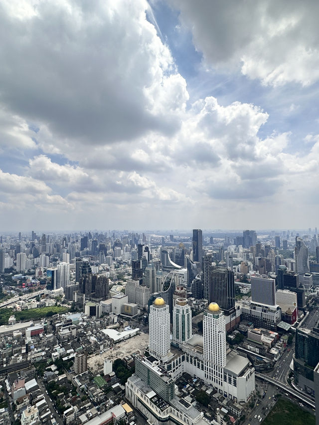 A Birds Eye view of Bangkok, a sprawling metropolis 