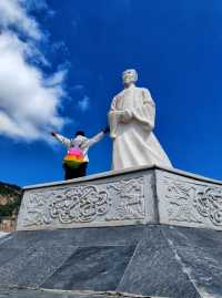 南陽五朵山閔公祠 閔智亭道長像。