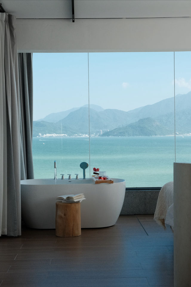 不想退房來深圳會一直住的海景酒店。