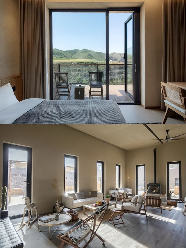 藏於黃河邊上沙漠裡的野奢酒店。