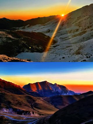 Stay up all night, climb a mountain, and watch a sunrise. 