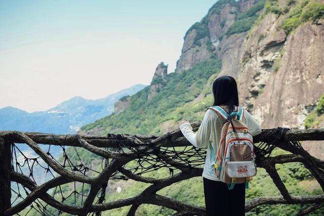 小小靈通山已累趴，懸空寺已去很值得！。