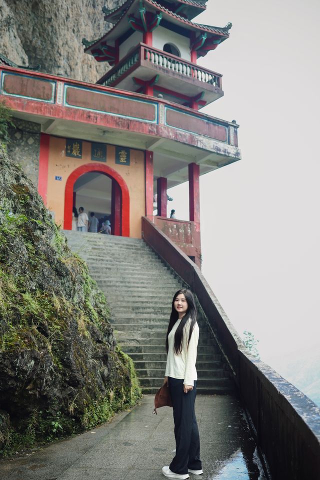 小小靈通山已累趴，懸空寺已去很值得！。