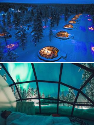 นอนดูแสงออโรร่า? โรงแรมออโรร่าที่โรแมนติกที่สุดในโลกคืออะไร? -