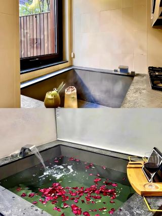 Beijing! Wangfujing! This private hot spring courtyard is so city!