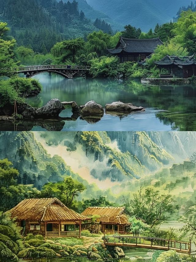 不在貴州在浙江雲海梯田直接美到封神