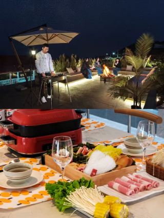 Qingdao! Rent an entire seaside villa with private hot spring for an average of CNY 100 per person!