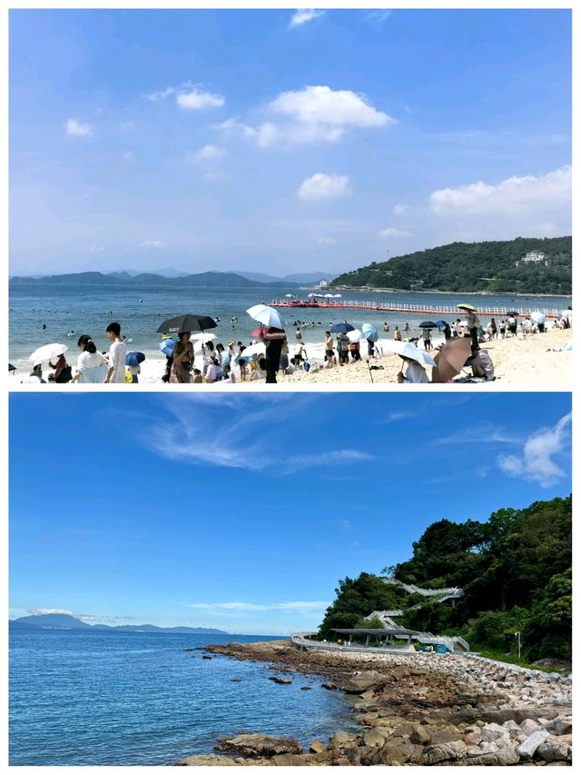 大梅沙海濱公園超靚，但真心唔建議8月去，因為........