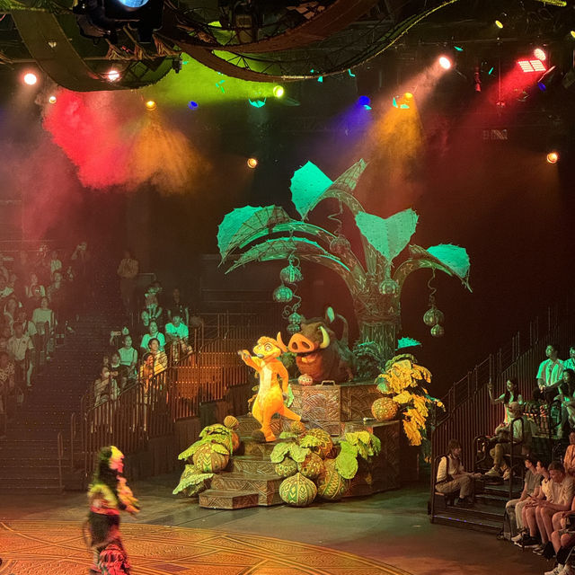 【香港ディズニー】おすすめ室内エンターテインメント フェスティバルオブザライオンキング🦁