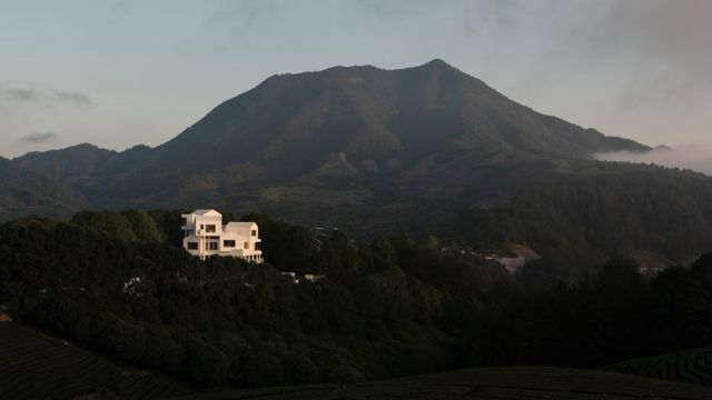 【遂昌米窩設計師度假民宿｜藏在茶山裡的純白聖托里尼】