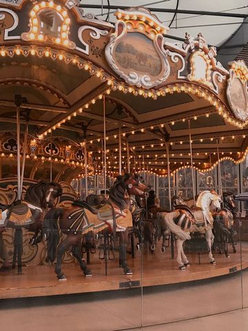 聖誕節布魯克林Dumbo 旋轉木馬