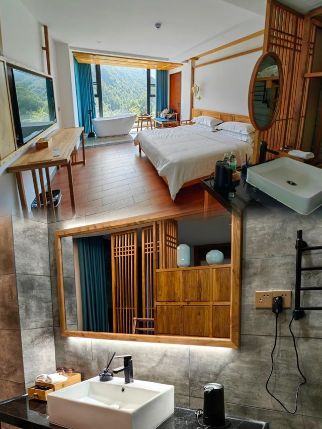 隱世民宿裡的山景天堂