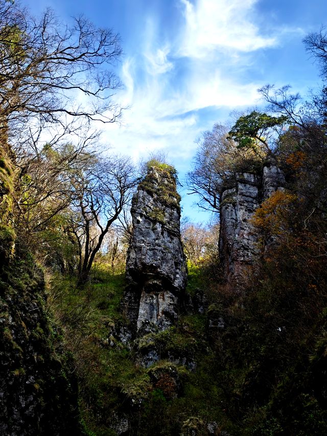 雲霧繚繞龍頭山