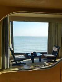 惠安必住藝術風酒店，躺著就能看海