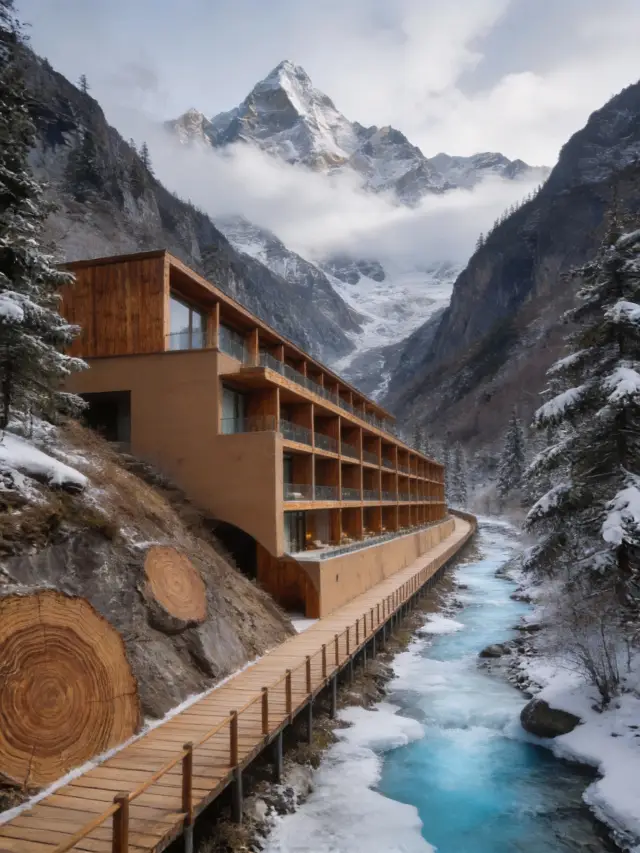 ถ่ายรูปกับลูกนับหมื่นรูป! ภาพครอบครัวใต้ภูเขาหิมะ