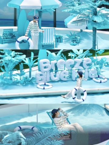 深圳の新しいインスタ映えスポット「微風ブルーアイランド」？夏の島風