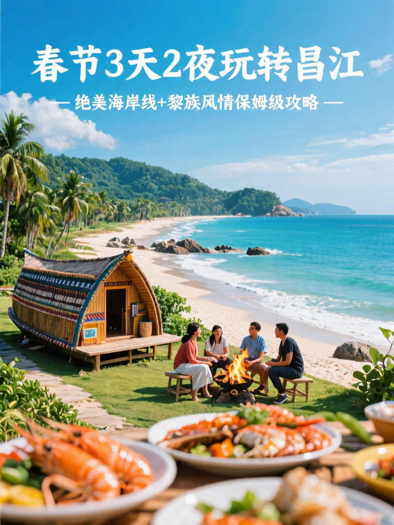 Reverse travel during Chinese New Year in Changjiang | Avoid the crowds and enjoy a three-day "wild" holiday on the west coast of Hainan.