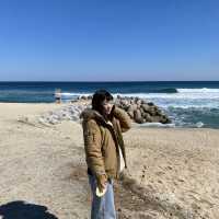 강릉 무지개방파제가 유명한 “사근진해변” 전망대 ⭐️