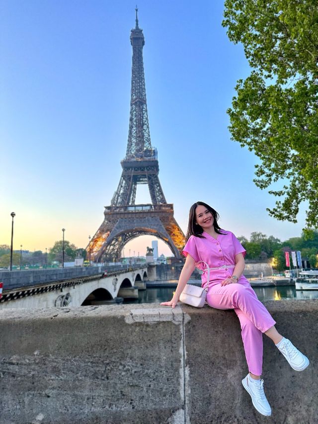 Eiffel Tower Day vs Night view