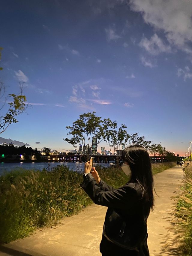 노을맛집🌅 한적한 서울 이촌한강공원