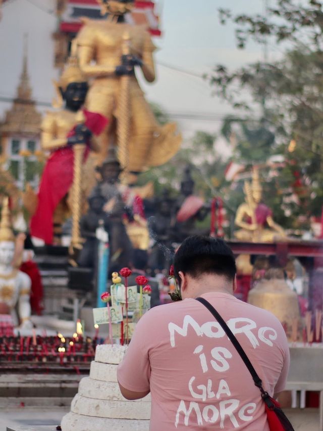 ท้าวเวสสุวรรณ วัดจุฬามณี อ.อัมพวา 🙏🏼🙏🏼🙏🏼