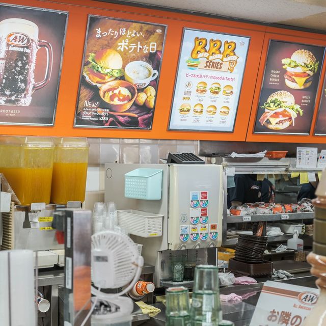 A&W漢堡，沖繩必吃美式漢堡連鎖