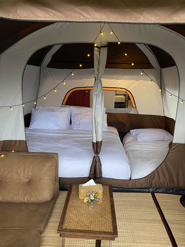 ที่พักสไตล์ Glamping มีห้องน้ำในตัว