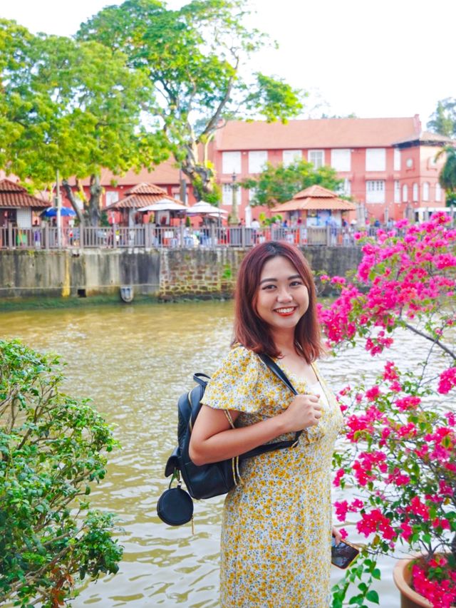 Colorful Walk Along Malacca River