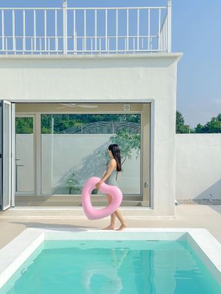 Suncheon's newest pool villa opened in September🩵