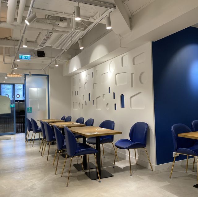 親子友善💙靚靚藍白色希臘風情打卡cafe