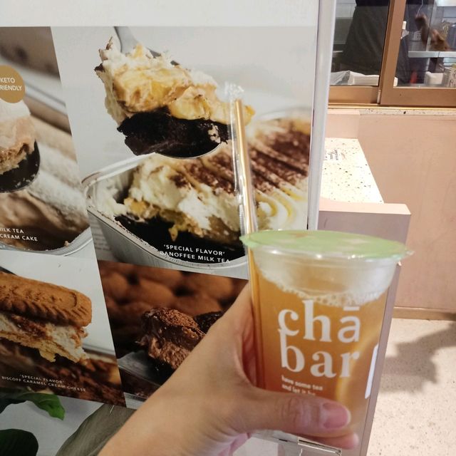 คาเฟ่ชา น่ารักๆเปิดใหม่ "cha bar"