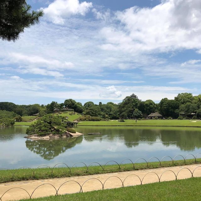 岡山仙境後樂園🫢城堡🏰後花園😍景色一流😌