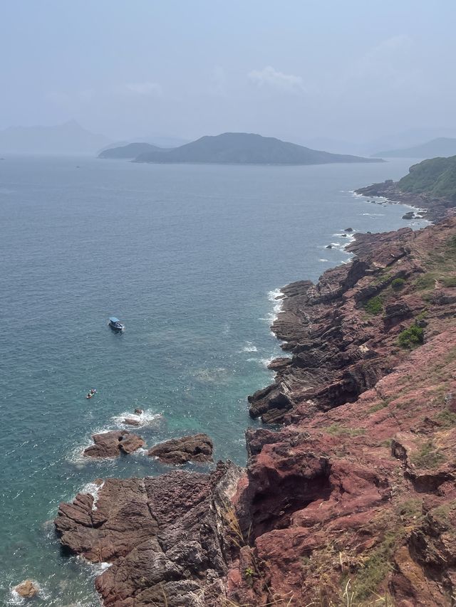 💗天然粉紅小島「赤洲」｜🌊海上岩石樂園