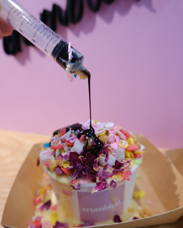 滿滿粉紅少女心crumble甜品店