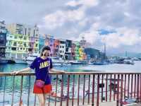 新北｜🌈🏘️美麗無暇📍 Zhengbin Port Color Houses 正濱漁港-彩色街屋