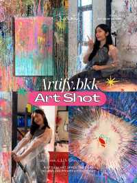 ที่แรกในไทยที่ทำงานศิลปะด้วยการปาเป้า 🎨🎈🎯